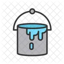 Tin With Paint Farming Work Icon