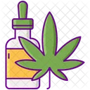 Tinkturen Cannabinoid Cannabis Icon