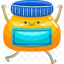 Tintenflasche Maskottchen  Icon