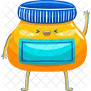 Tintenflasche Maskottchen  Icon