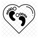 Tiny Footprints Baby Foot Icon