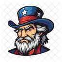 Sombrero Estados Unidos Sam Hat Icono