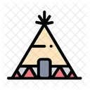 Tipi Nature Tent Icon