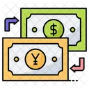 Finanzas Intercambio Dinero Icono