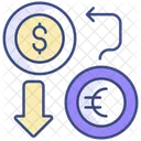 Tipo De Cambio Moneda Cambio De Dinero Icono