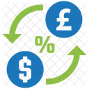 Tipo De Cambio Dinero Finanzas Icono