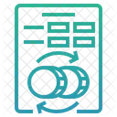 Tipo De Cambio Cambio Moneda Tipo De Dinero Icono