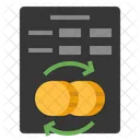 Tipo De Cambio Cambio Moneda Tipo De Dinero Icono