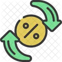 Tipo De Cambio Cambio Tipo Icono