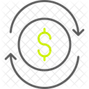 Tipo De Cambio Dolar Cambio Icono