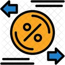 Tipo De Cambio Conversion Moneda Icono