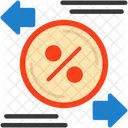 Tipo De Cambio Conversion Moneda Icono