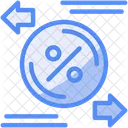 Tipo De Cambio Conversion Moneda Icono