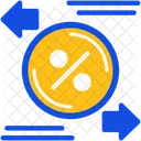Tipo De Cambio Conversion Moneda Icono