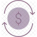 Tipo De Cambio Dolar Cambio Icono