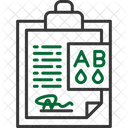 Tipo De Sangre Ab Sangre Tipo Icono