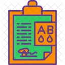 Tipo De Sangre Ab Sangre Tipo Icono