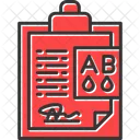 Tipo De Sangre Ab Sangre Tipo Icono