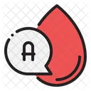 Blood Type A Blood Type Icon