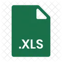 Tipo Xls Formato Xls Microsoft Excel Ícone