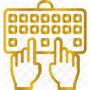 Tastatur Tippen Tippen Tastatur Symbol