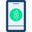 Tippen Zum Bezahlen Kontaktloses Bezahlen NFC Technologie Symbol