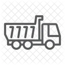 Tipper Truck Construction Industry Dump Vehicle Transportation Icon