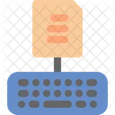 Tippen Typ Tastatur Symbol