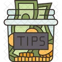 Tips Pay Cash Icon