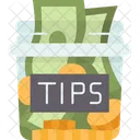 Tips Pay Cash Icon