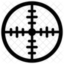 Tir De Sniper Mise Au Point Objectif Icône