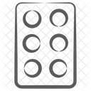 Tira De Comprimidos Capsulas Medicamentos Icon