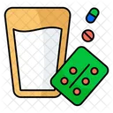 Tiras De Pastillas Medicamento Tabletas Icono