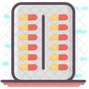 Tiras De Pastillas Capsulas Medicamentos Icono