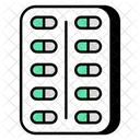 Tiras De Pastillas Tiras De Tabletas Tiras De Capsulas Icono