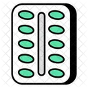 Tiras De Pastillas Tiras De Tabletas Tiras De Capsulas Icono