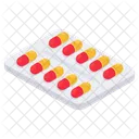 Tiras De Pastillas Tiras De Tabletas Tiras De Capsulas Icono