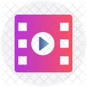 Tira De Pelicula Carrete De Pelicula Medios De Comunicacion Icono