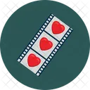 Amor Tira De Pelicula Tira Rollo De Pelicula Icono