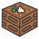 Dessert Tiramisu Cake Icon
