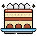 Tiramisu Dessert Cake Icon
