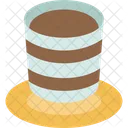 Tiramisu Cake Layered Icon