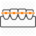 Brackets Ortodoncia Alineadores Icono