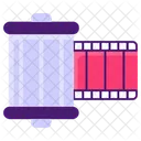 Tiras De Pelicula Carrete De Camara Carrete De Imagen Icono