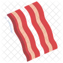 Tiras De Tocino Carne De Cerdo Tocino Icono