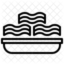 Tiras de tocino  Icono