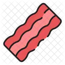Tiras De Tocino Chef De Desayuno Cocinero Icono