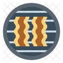 Tiras de tocino  Icono