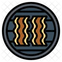 Tiras de tocino  Icono