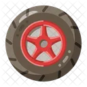 Tire Auto Wheel Icône